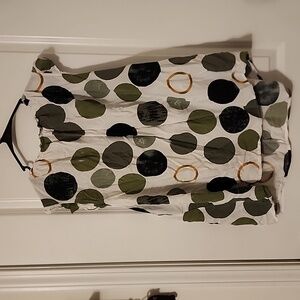 Chic Polka Dot Sleeveless Blouse